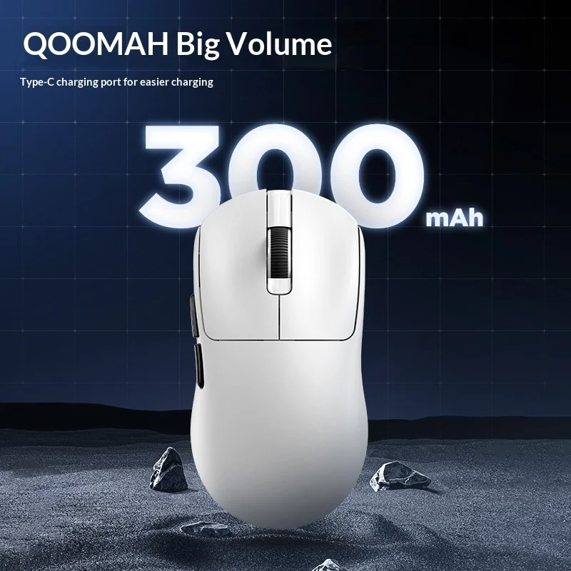T-WOLF X9Lightweight GamingMouse Trimode Bluetooth Wireless Wired PAW3311 Sensor 300mAh Battery TypeC Charging For Esports Gamer