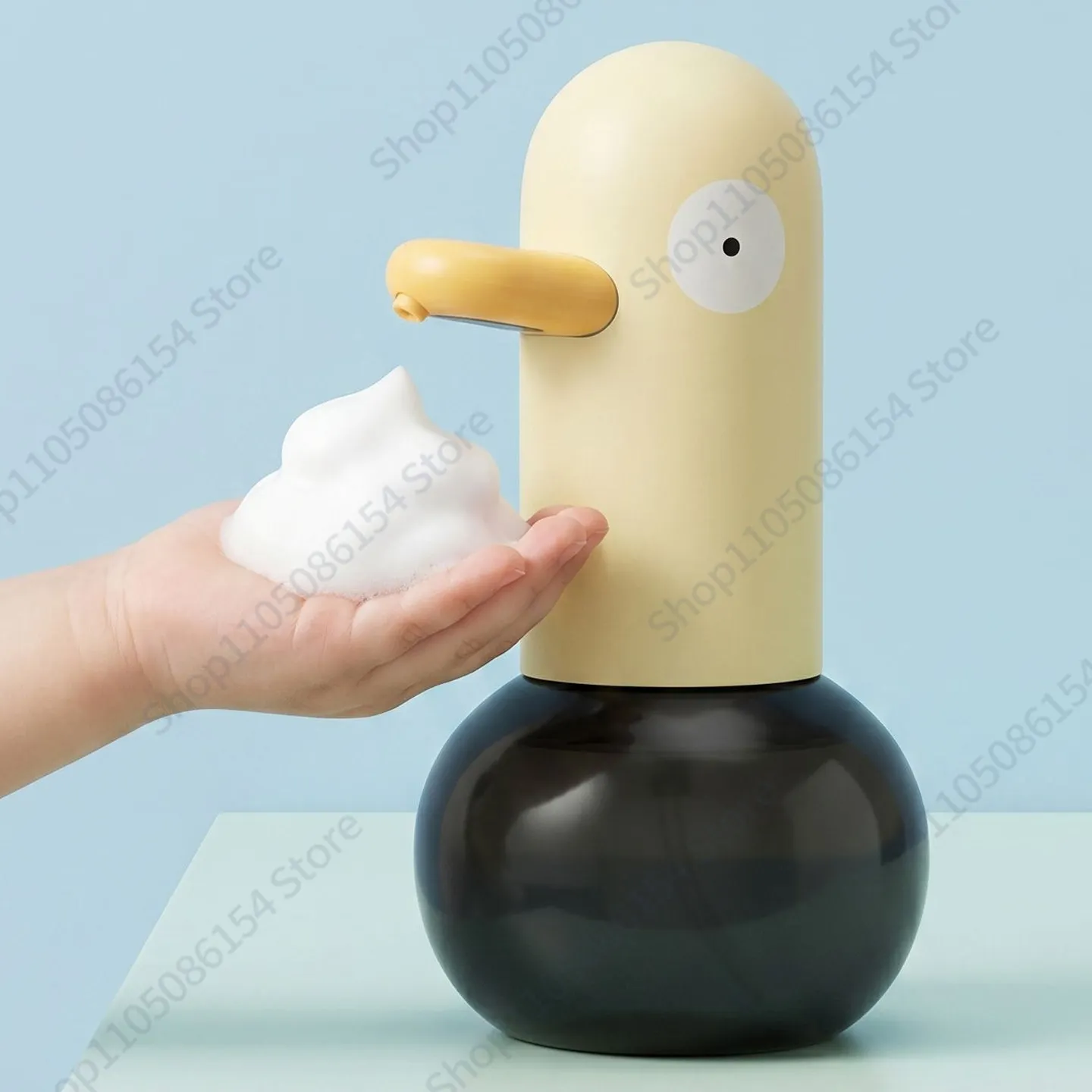 Mobile phone washing automatic hand sanitizer machine induction smart cute duck children foam machine