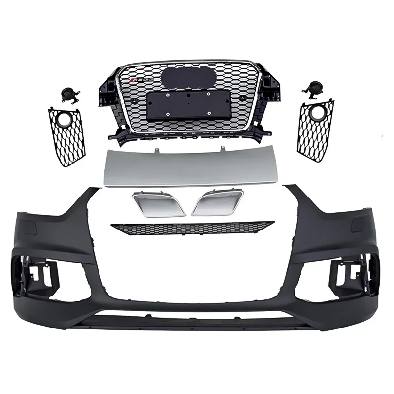 

RSQ3 Bodikits for Q3 SQ3 Front Bumper with honeycomb grill radiator mesh high quality 2013 2014 2015