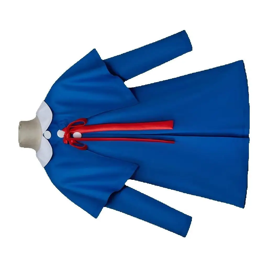 

Костюм для косплея Маделин: платье, плащ, синее платье с лацканами, наряд для Хэллоуина и карнавальных вечеринок