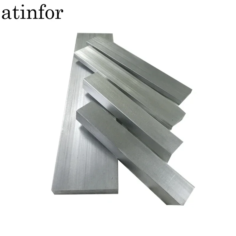 atinfor 1pcs 10mm 15mm 20mm 25mm 30mm customized 6061 aluminium square bar DIY Model Parts Car Frame Metal for Vehicles Boat