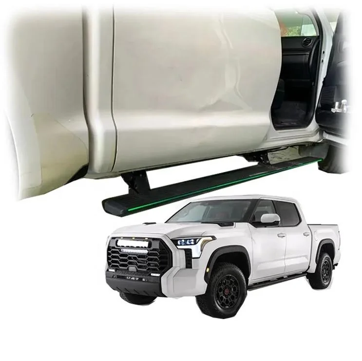 2022 Retractable Truck Electric Running Board Power Side Step for Toyo-ta Tundra Accessories  Foot Pedal