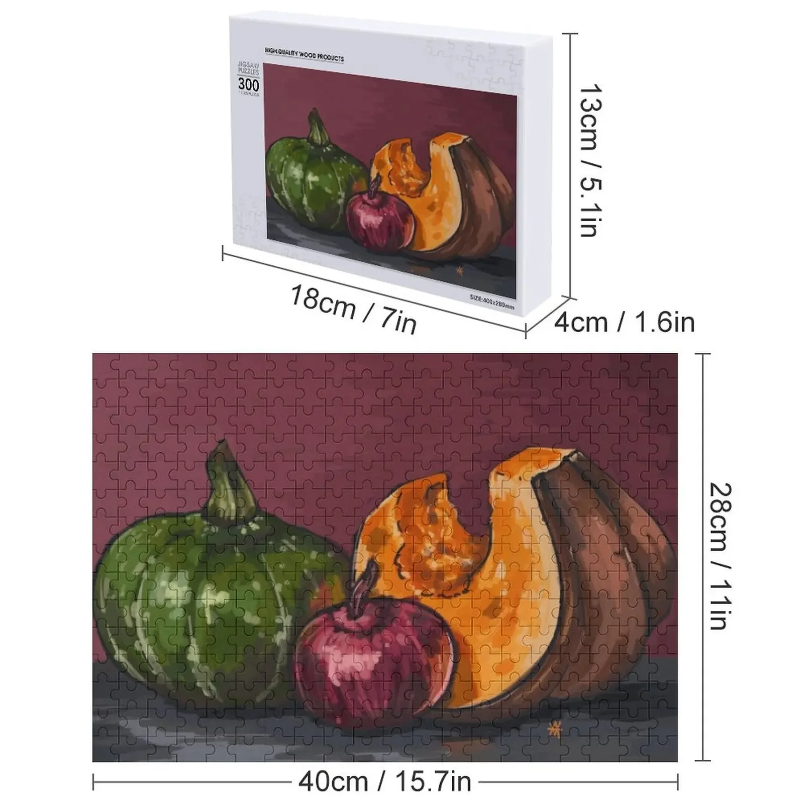 Autumn Still Life Puzzle Jigsaw Puzzle Customized Photo Personalized Gifts Personalized Child Gift Jigsaw Custom Puzzle