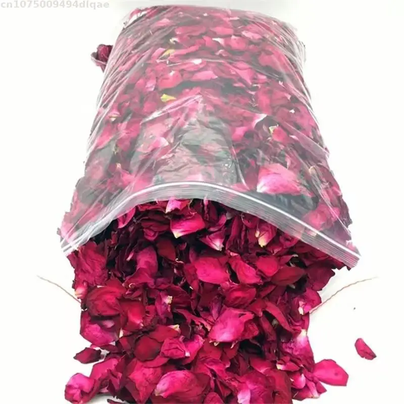 Top 100% Natural Red Rose Petals Peony Dried Flowers For  Bath Spa Beauty Wedding Valentines Day Decor Homemade Room Fragrance