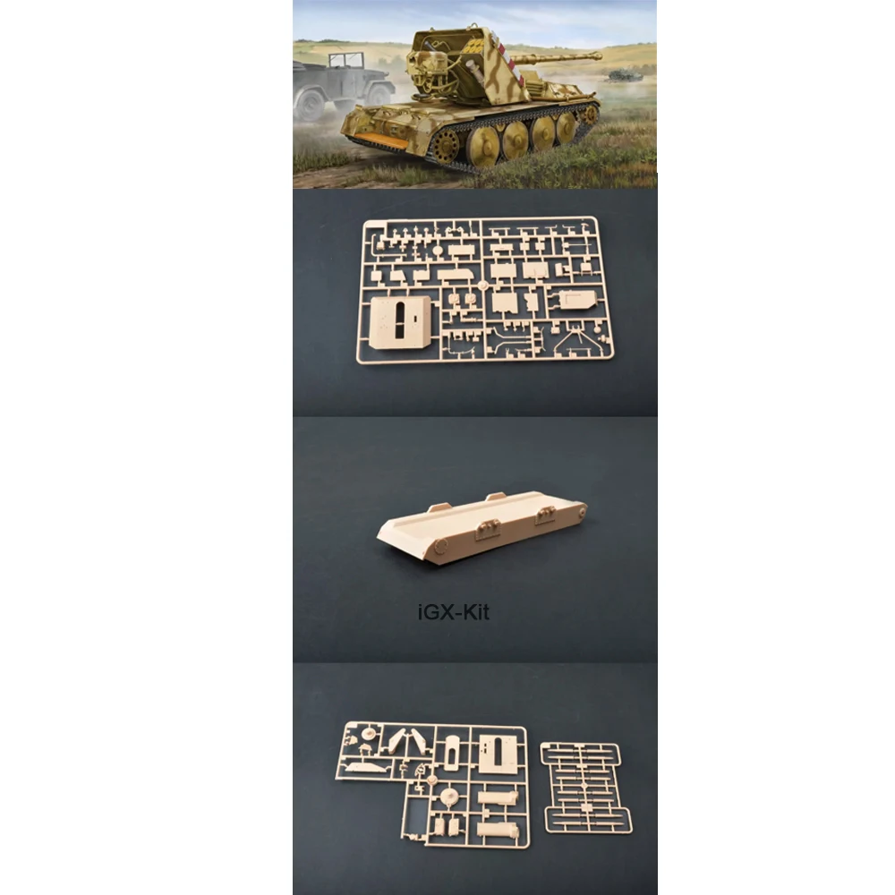 

Trumpeter 05550 1/35 Scale 1 8.8cm Pak 43 Waffentrager Self-Propelled Gun Plastic Assembly Model Building Kit