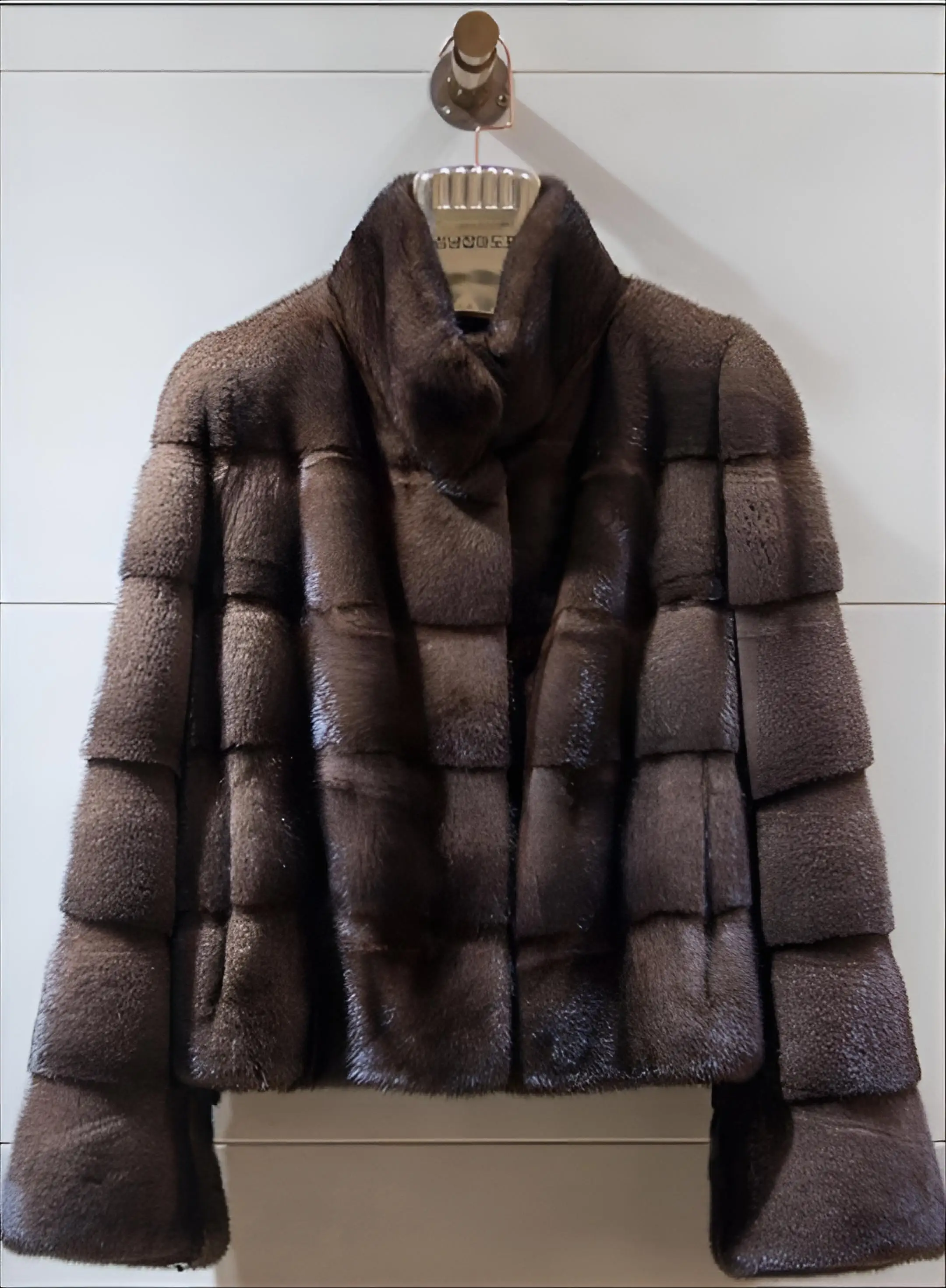 Faux Fur Detachable Collar Coats Womens Artificial Medium Length Ceremony Young Cute Mink Bow Buttoned Basic Wild Personality OL