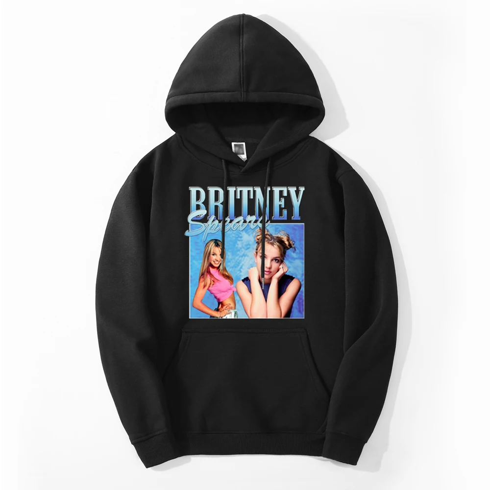 

Classics Britney Kawaii Girl Autumn Men Harajuku Fabrics Sweatshirts Hoodies Casual Fabrics Hoodies Hip Hop Clothes