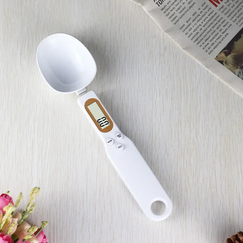 

1Pc LCD Digital Measurement Adjustable Weighing Spoon Kitchen Scale Electronic Measuring Spoon Coffee Powder Scale Baking Scale
