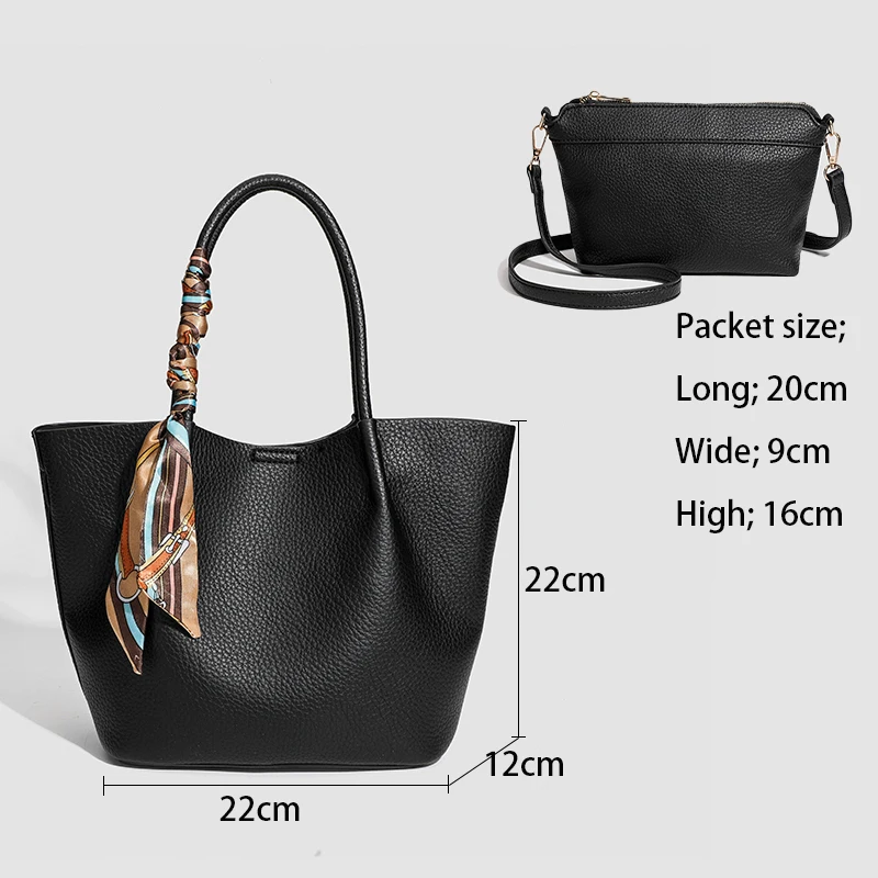 New casual shopping shoulder bag Ladies Large capacity purse and handbag Ladies fashion high quality tote bag