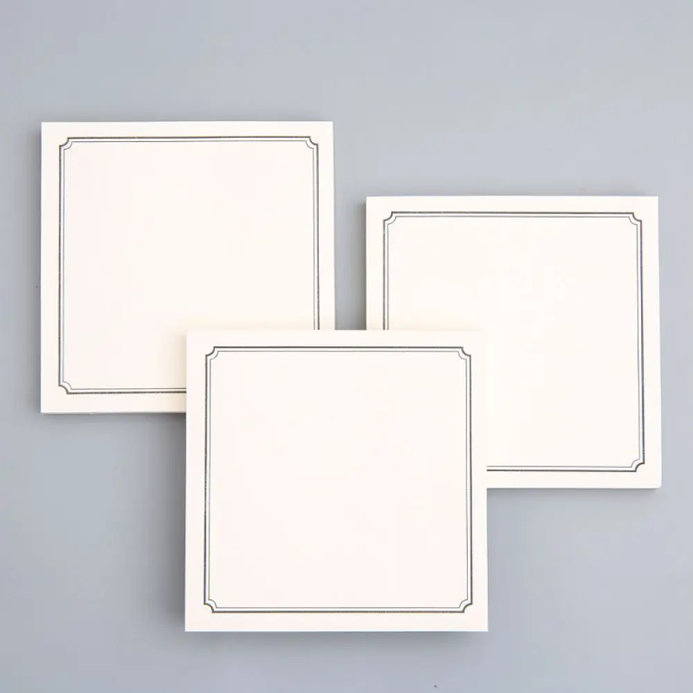 Self Adhesive Memo Pad Grid Sticky Notes Office School Stationery Supplies Planner Checklist Reminder Writing Paper Pad