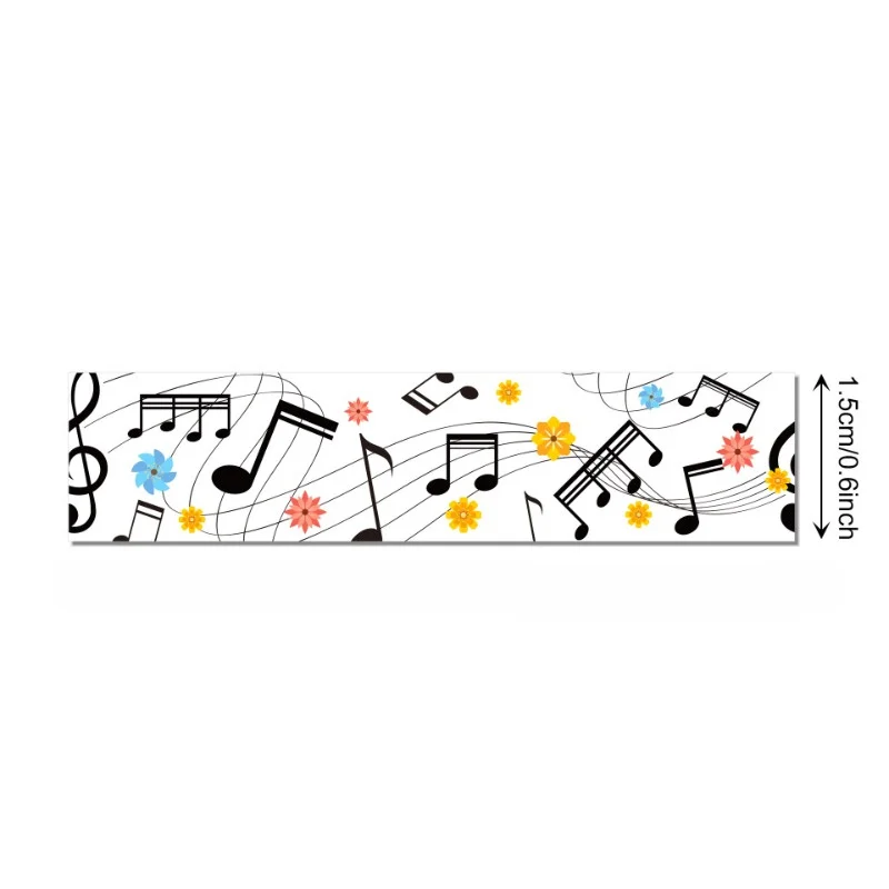 12 Rolls Music note Washi Tape Scrapbooking Supplies Diary Decoration Decorative Adhesive Tape School Supplies Masking Tape