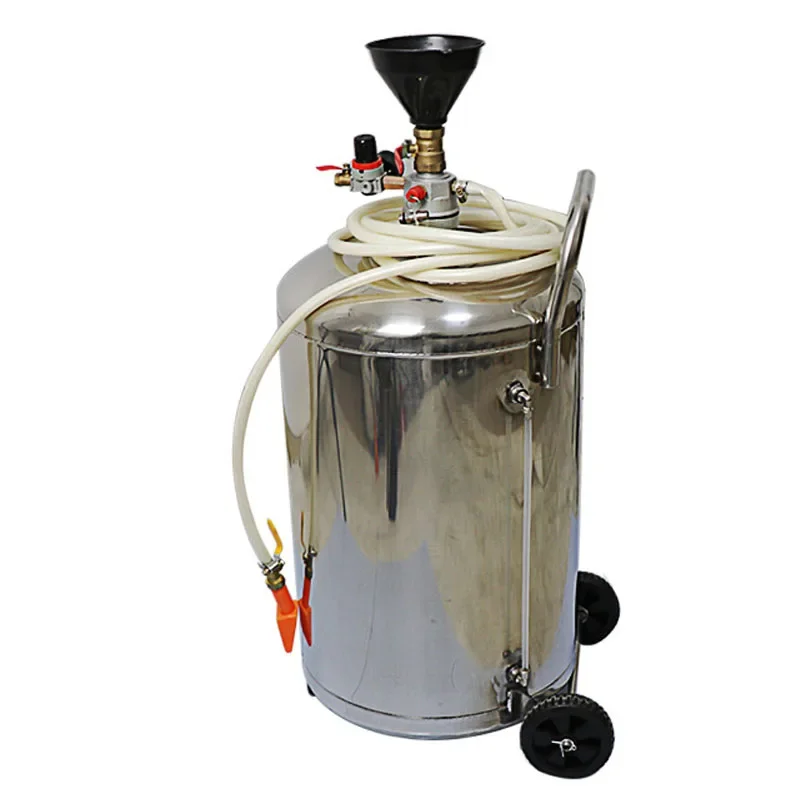 220v Electric 80L Car Wash Beauty Shop Stainless Steel Foam Machine Thickening Explosion-proof Plastic Foam Barrel High Pressure