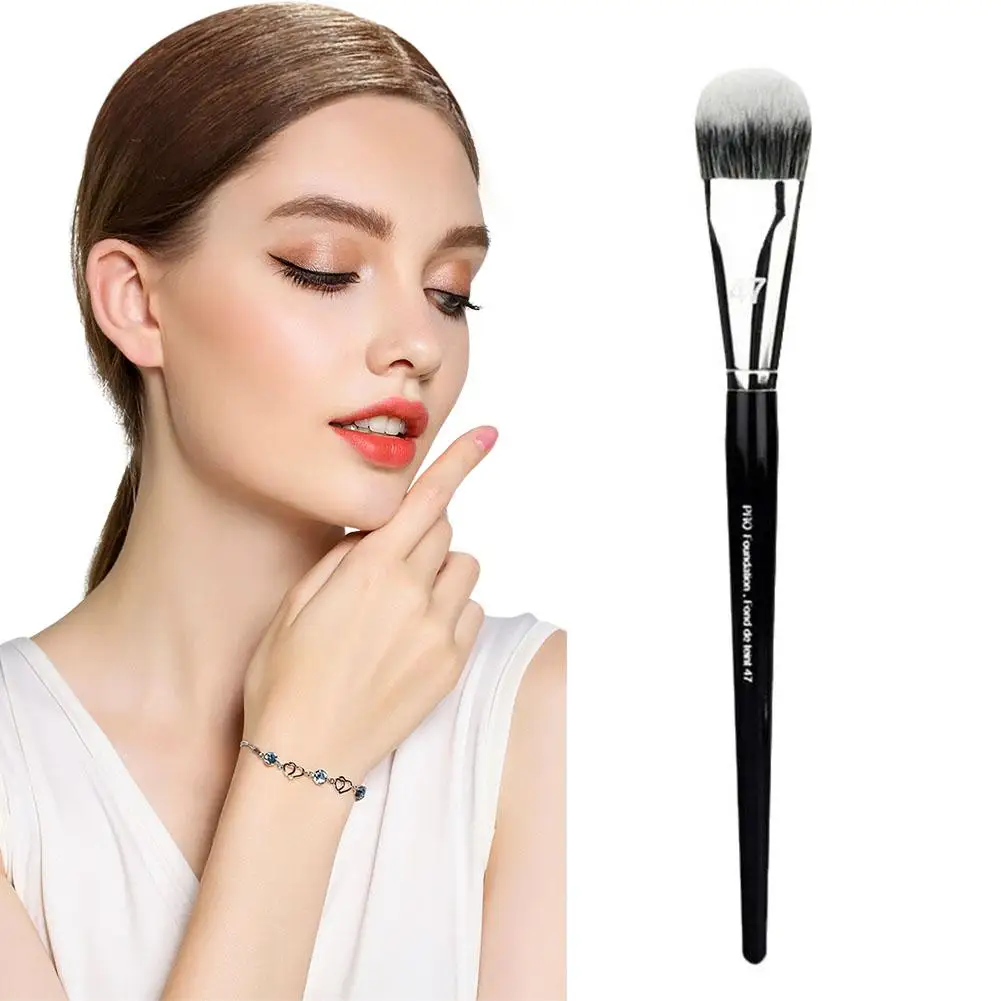 #47 Foundation Makeup brushes Pro Foundation Make up cosmetic synthetic hair tools contour brush cream exquisite BB Liquid D1Z6