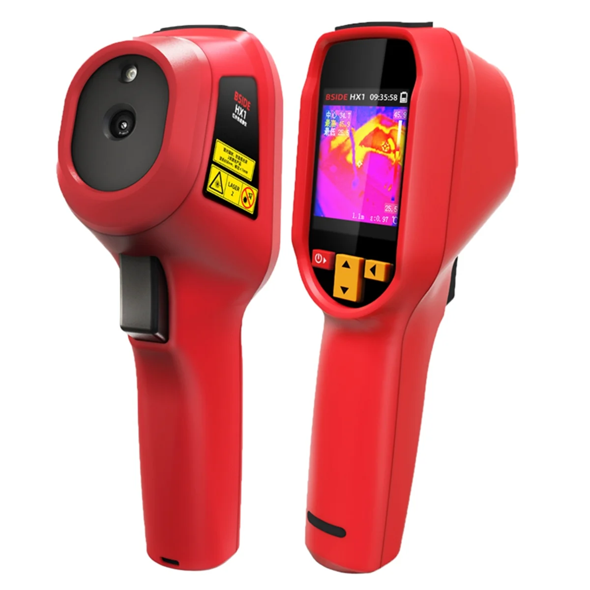 T36C HX1 Handheld Infrarot Wärmebildkamera Microbolometer Tragbare Radiometrische Thermometer Wärmebildkamera