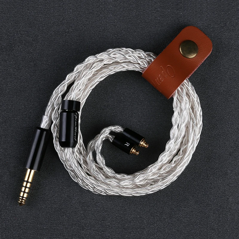 OPENHEART 8-aderige kabel voor Sennheiser IE200/IE300/IE600/IE900 AKG N5005/N30 MMCX 3.5 4,4 mm gebalanceerde kabel 1,2/1,6 m verzilverd