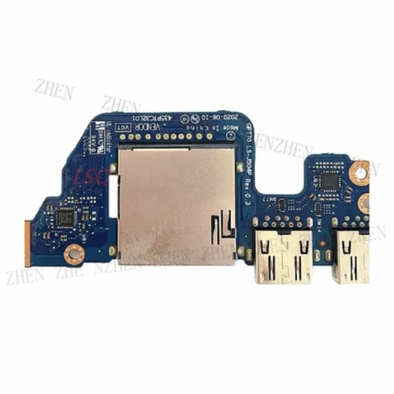 

Y для HP ENVY 17-CG 17M-CG 17T-CG 17-cg1010nr USB SD Reader Board LS-J504P ноутбука