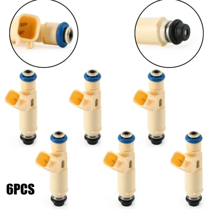 6PCS Suitable for Automotive 3.0 195500-3521 YL8E-C7B 195500-3520 Fuel Injector