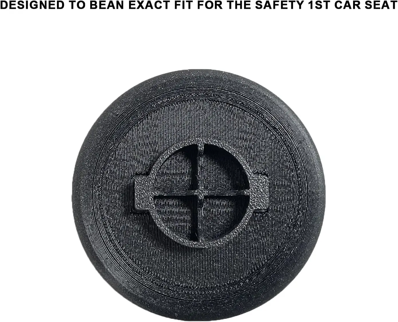 حامل أكواب لمقعد السيارة متوافق مع Safety 1st Everfit & Grow and Go، Maxi-COSI Pria، Cosco الكل في واحد - حامل أكواب فردي أسود