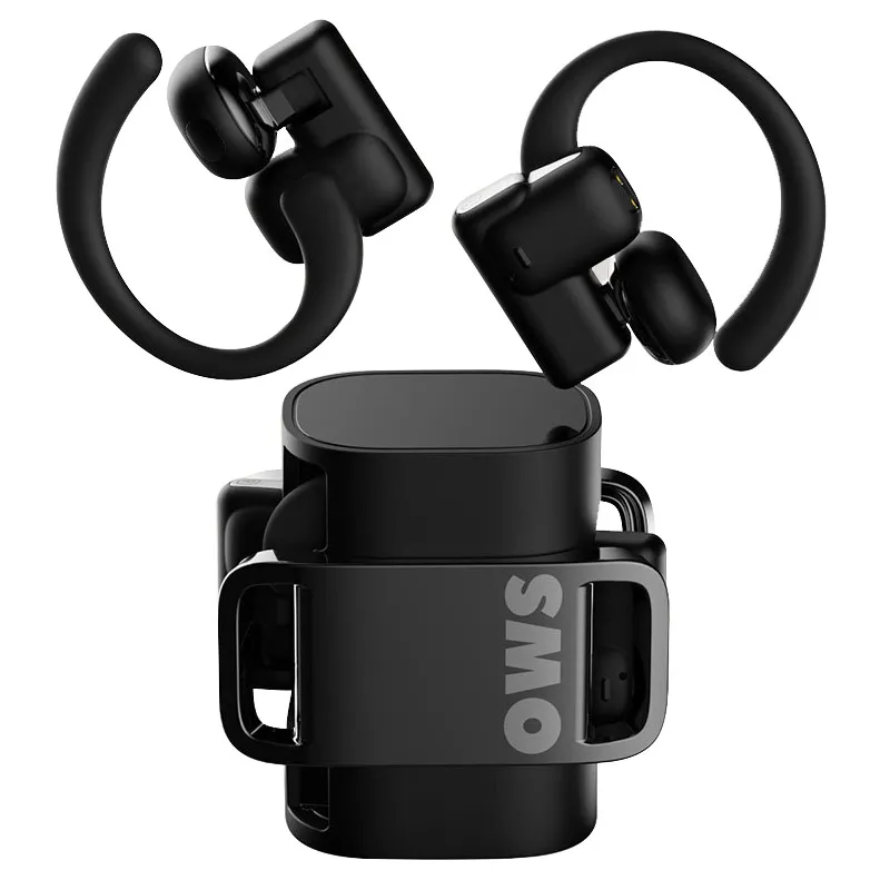 

Luxmoc TWS открытые беспроводные Bluetooth-наушники EMS с шумоподавлением, длительный срок службы, двухрежимные спортивные наушники, ушные крючки