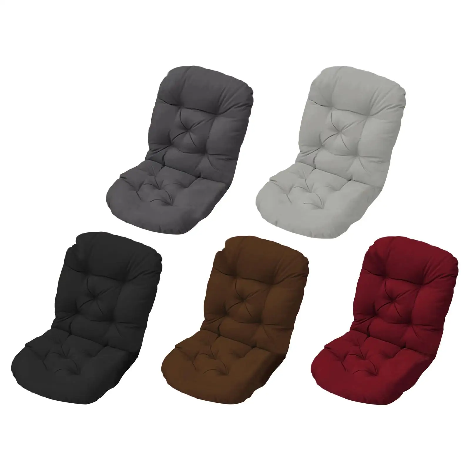 

High Back Chair Cushion Chair Pad Anti Slip Recliner Cushion Replacement Bleacher Cushion Rocking Chair Cushion with Backrest