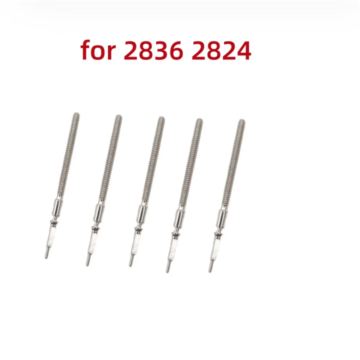 5Pcs NH05 2892 Movement Winding Stem for 8200 8205 2824 2836 6T51 Steel Handle Rod Metal Watches Stems