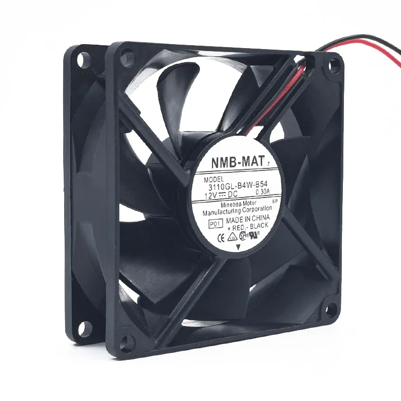 80*80*25MM 3110GL-B4W-B54 8025 12V 0.30A 8cm CM power switch cooling fan