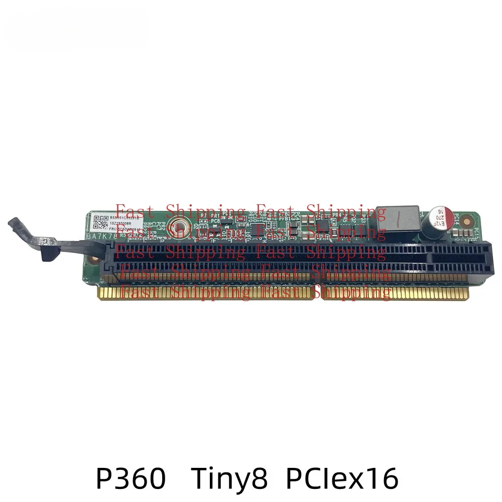 A=Original Workstation Tiny8 PCIex16 Riser Card For Lenovo Thinkstation P360 Tiny 5C50W00910100%