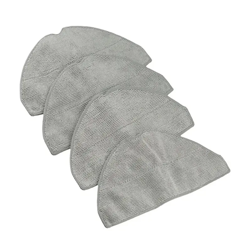 

4 Pack Microfiber Mop Cloth Replacement Pads For Eufy G50 For Hybrid L60 For Hybrid Robot Vacuum Accessories