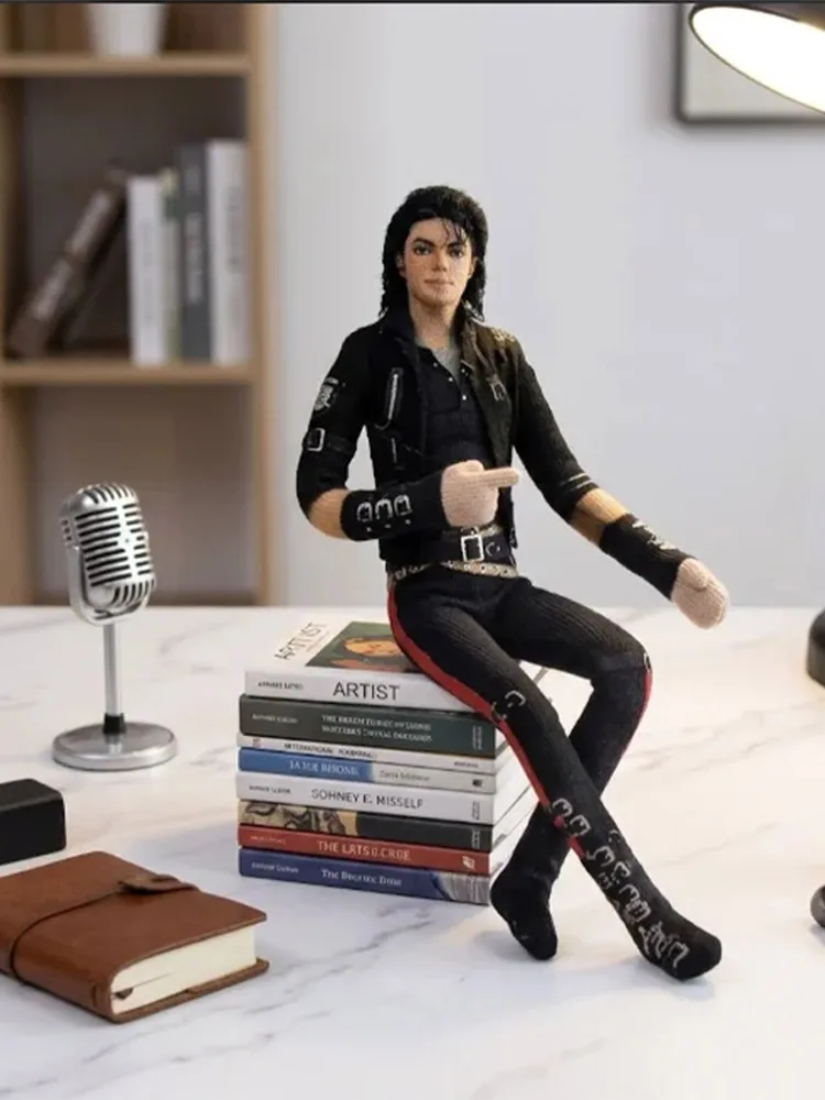 Michael Jackson Bendable Doll Flexible Wire Frame Poseable MJ Abstract Rat Jerky Doll King of Pop Collectible Fan Gift