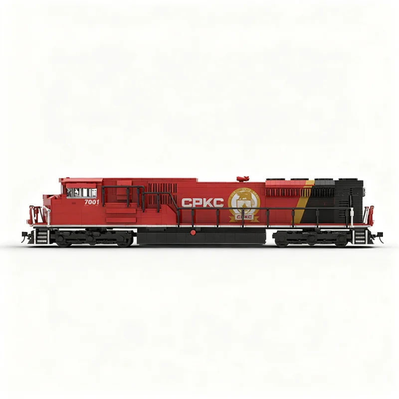2246pcs MOC Train Canadian Pacific CPKC SD70ACU Model Building Blocks Christmas Gift Architecture Toy Birthday Creative Assemble