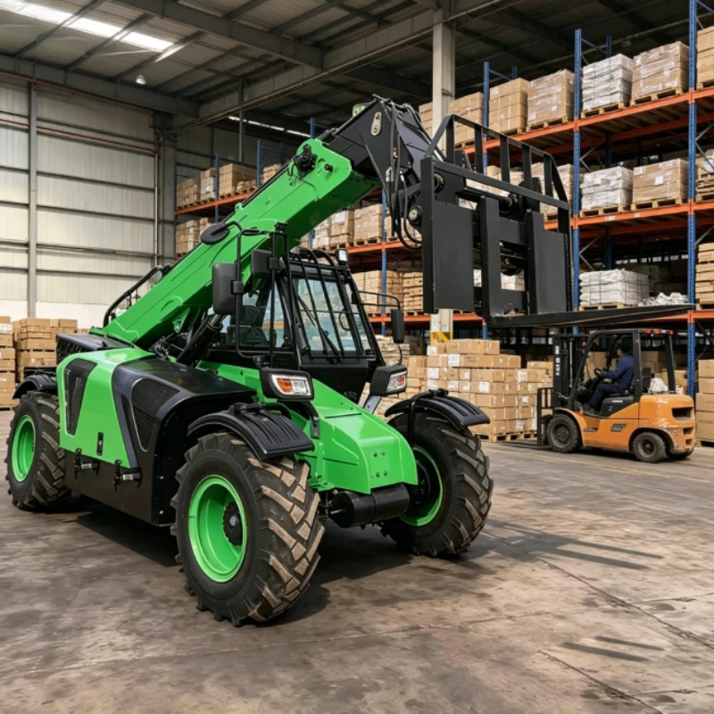 Customized Flexible Response to Complex Working Conditions High Load Bearing Capacity Mini Telehandler Telescopic Forklift