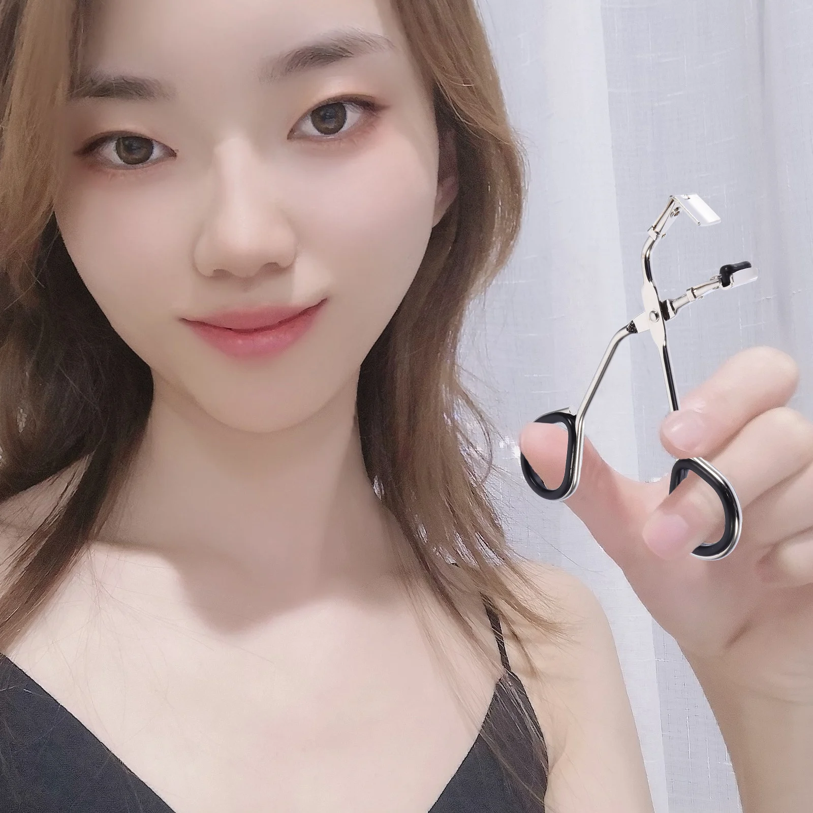 

3Sets Eyelash Curler Silicone Refill Portable Lightweight Makeup Tool for Travel Gift Lash Curling Clips Supplies