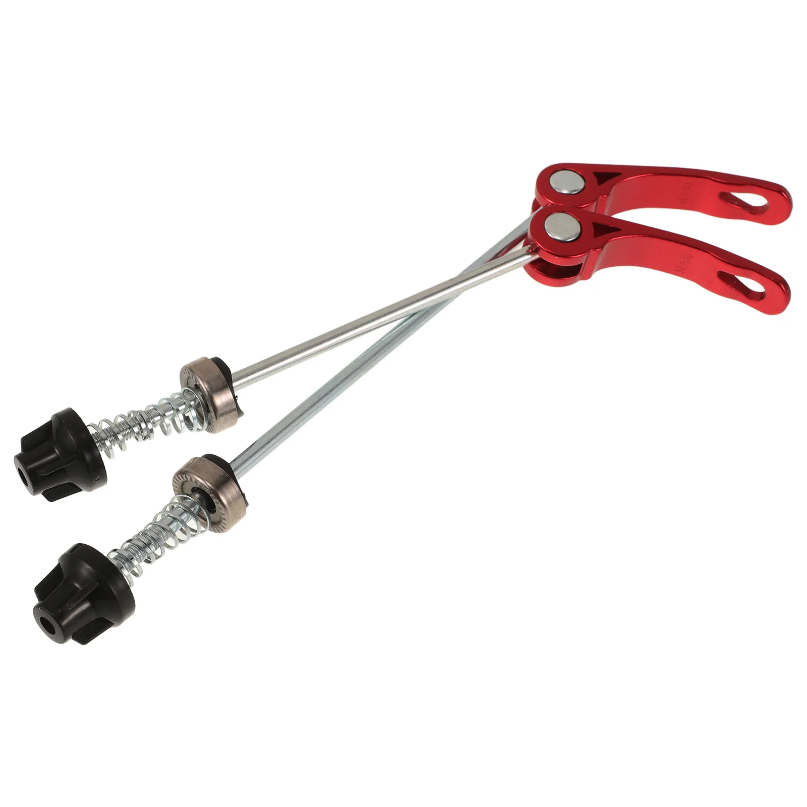 

2pcs Quick Release Wheel Skewers Durable Bicycle Front Rear Mountain Road Bike Compatible Thru Axle Hubs Easy Tire