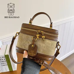 Beibaobao One Shoulder Fashion Handbag Retro Bag 2024 Autumn/Winter New Cross Body Bag Trendy Women's Bag Bolso de mujer