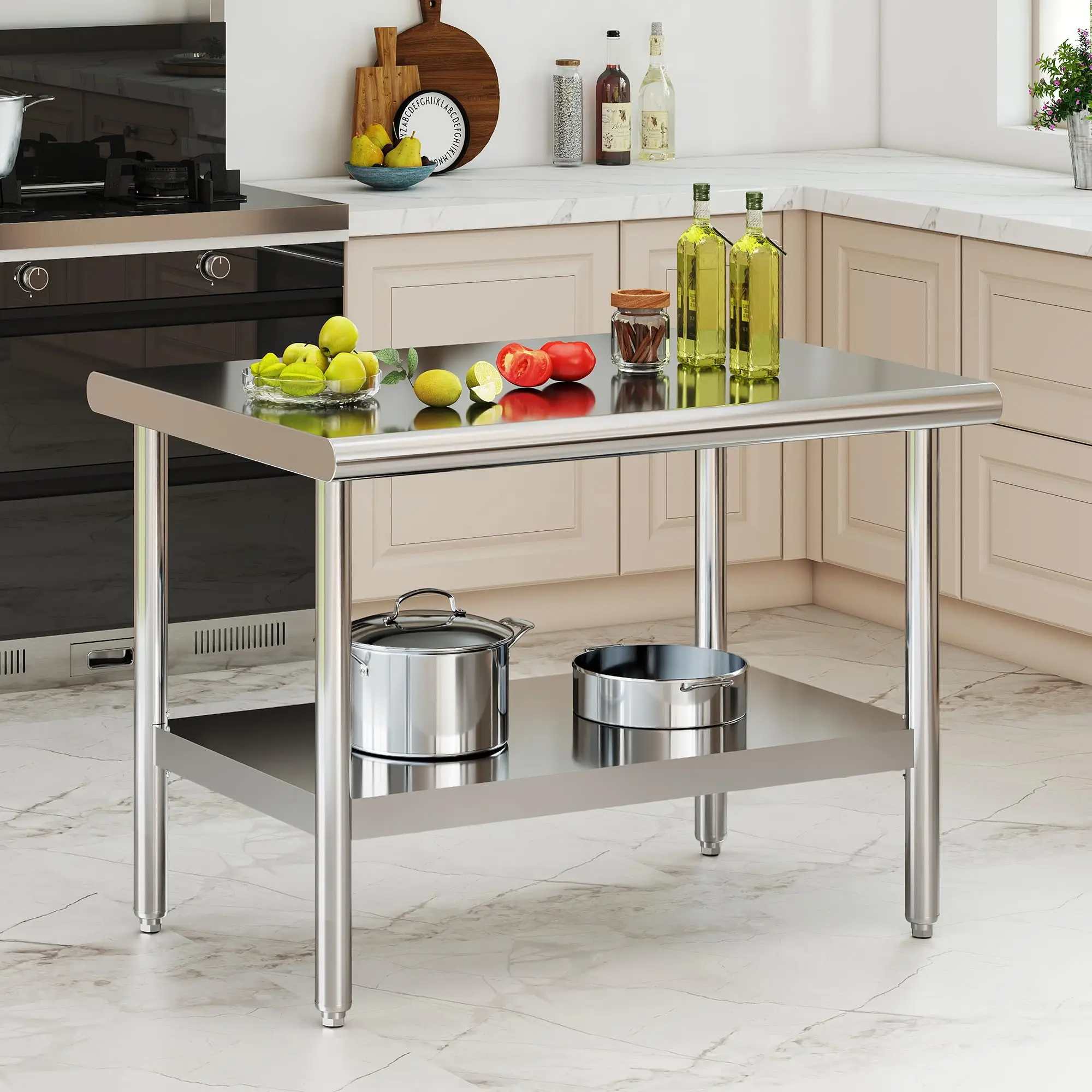 30 x 48 Inch Stainl Steel Work Table
