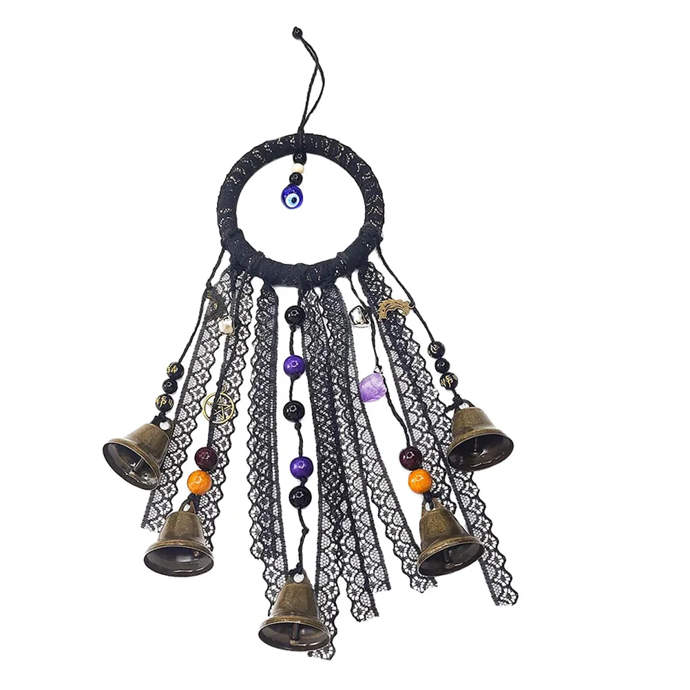 

Witch Bell Wind Chime Hanging Decor Mysterious Protection Home Garden Door Car Vintage Ornament Wind Bell Hanging Witch Bells