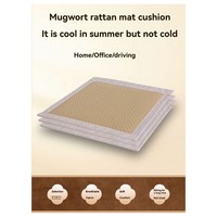 ^Arrival Summer For Home, Office And Car Use Rattan And Mugwort Moxibustion Seat Cushion-Bamboo Design-Cooling& Breathable