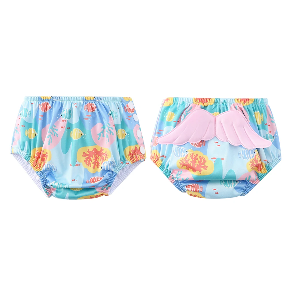 Cute Swimming Fraldas para Bebé Menino e Menina, Roupa de Natação, Calças De Piscina, Fraldas De Natação, de 0 a 2 Anos