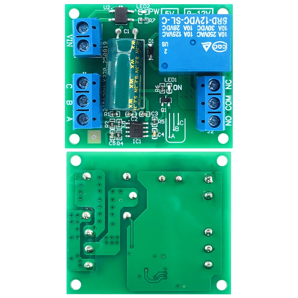 NE555 Automatic Water Level Control Switch Module Water Pumping and Drainage Controller Water Deficit Protection Device 5V 12V