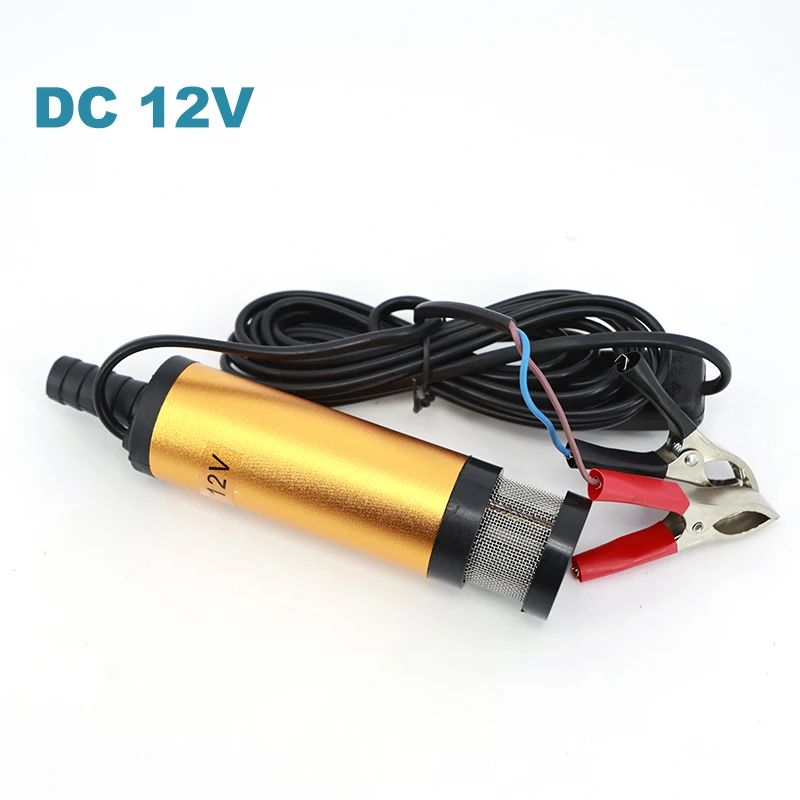 

DC мини 12 В автомобильный масляный насос 12л электрический дизельный водяной насос инструменты для перекачки лодки морской прицеп грузовик крокодиловый зажим 38 мм B