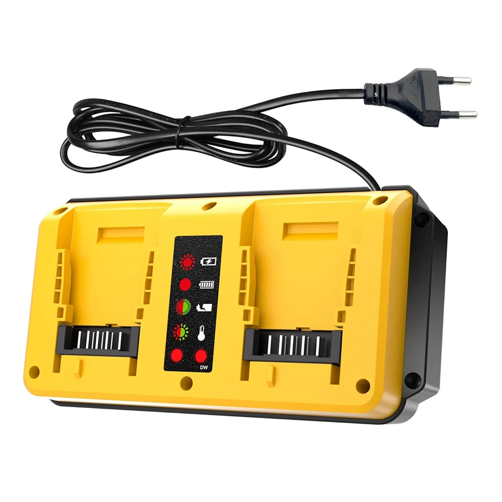 

Portable Dual Ports Fast Charger For Dewalt 18V 20V Lithium Battery Mini Charger Rechargeable DCB207 DCB206 DCB204 DCB203