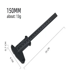 Vernier Caliper, Plastic Caliper, Plastic Vernier Caliper, Student Caliper, Experimental Measurement Tool Specifications 0-150m