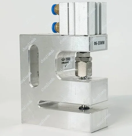 1-3MM Round Hole Pneumatic Puncher Plastic Bag Punch Machine Material Passing Width 150Mm Packaging PP Film PE Punching Machine