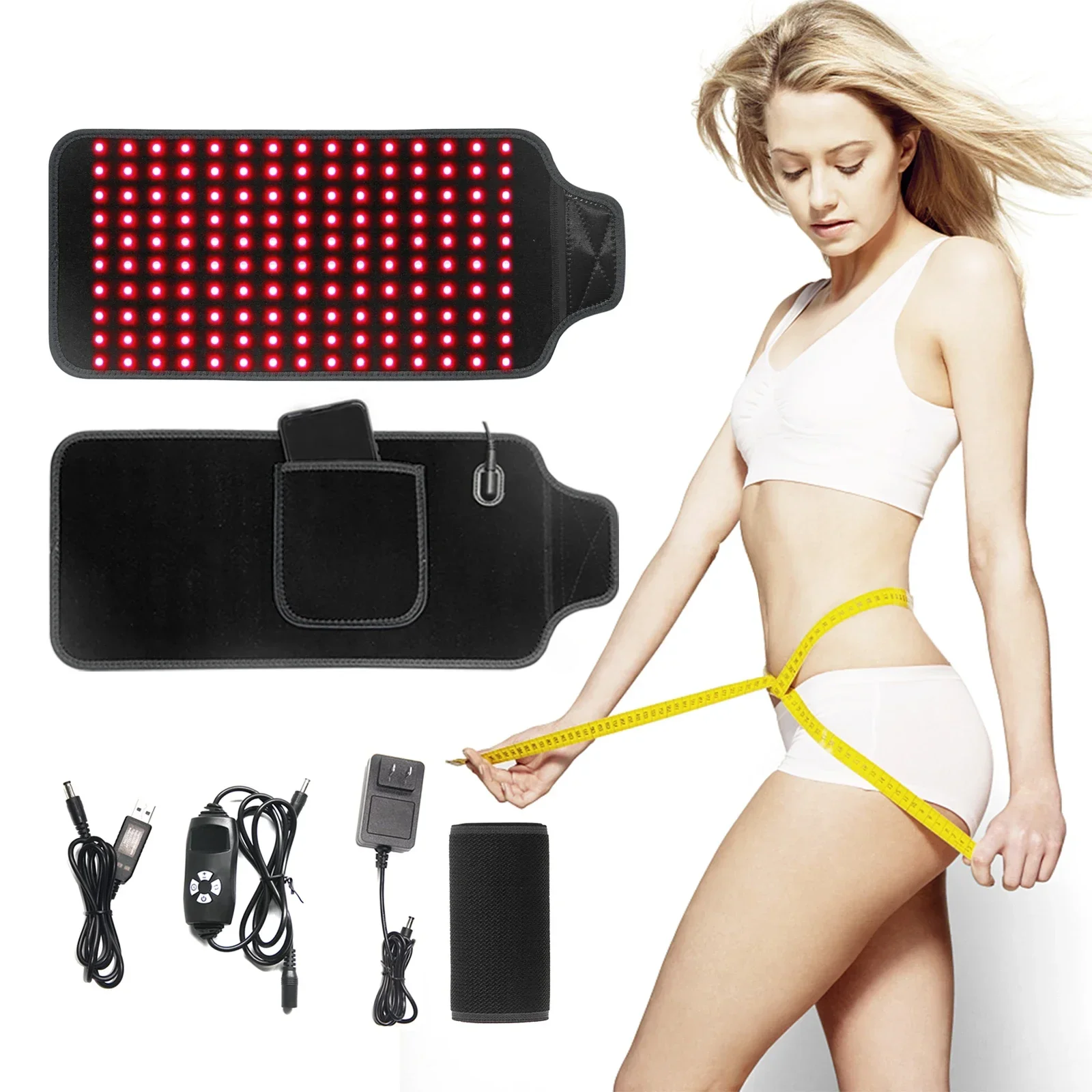 Ideatherapy Red Light Therapy 660nm 850nm Belt Arm Knee Wearable Wrap Deep  Pad