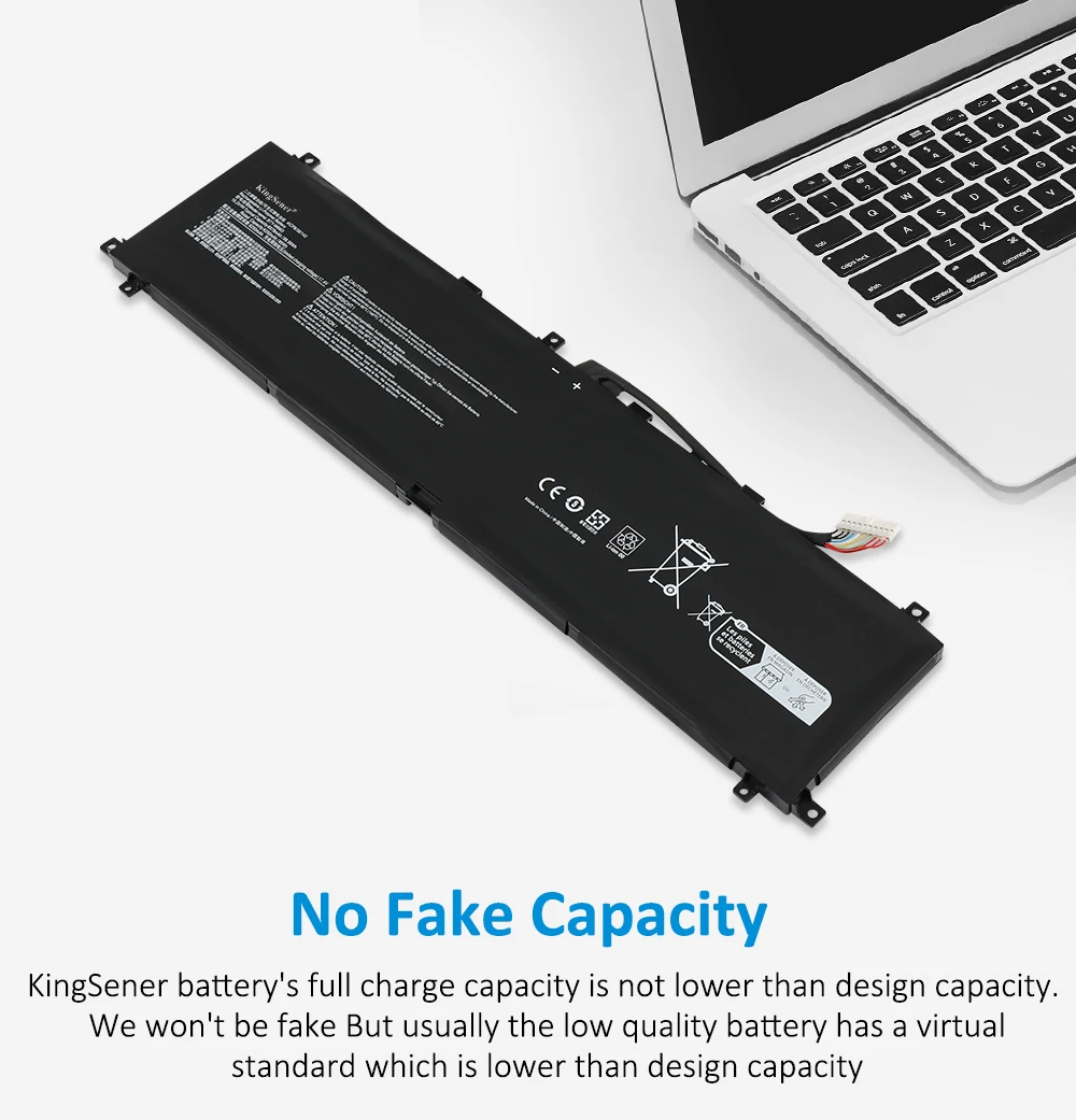 KingSener BTY-M6M3 Laptop Battery For MSI RAIDER GE78HX 13VG 13VX 13VH 13VI 13VI-242NL 13VH-046UK 13VG-041XES 4ICP8/36/142