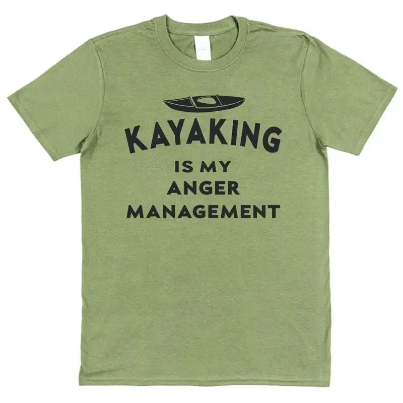 Anger Management Kayaking T Shirt For Paddler Kayaker