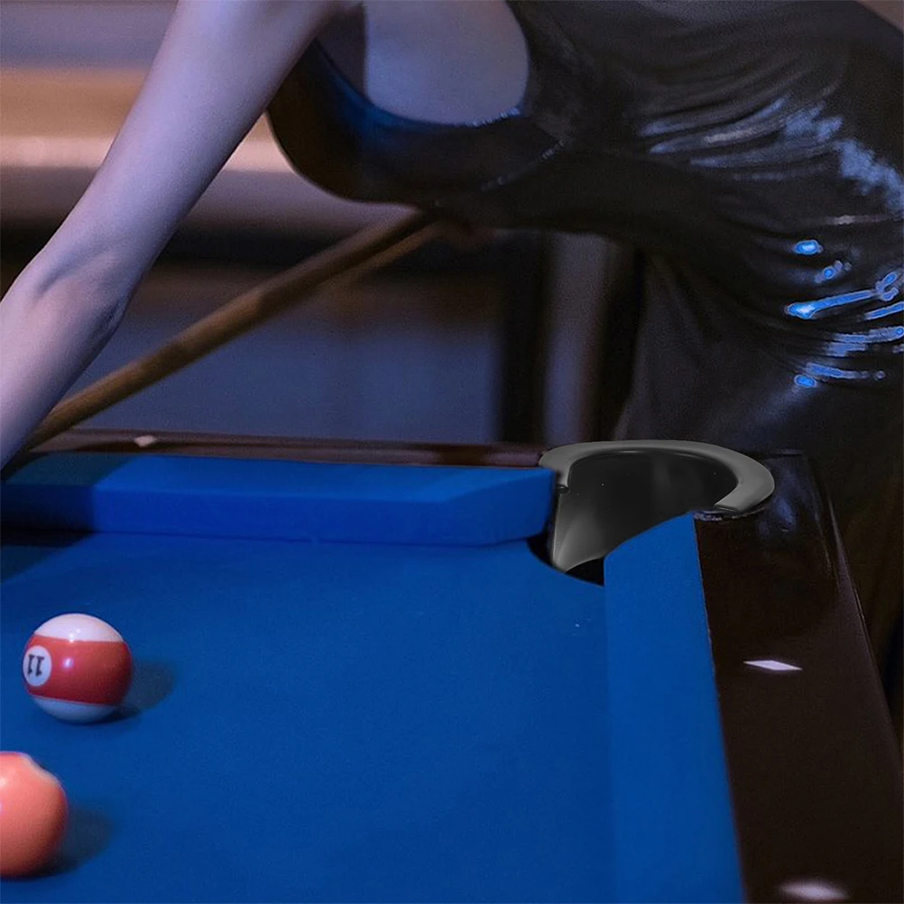 

1Set Plastic Billiard Pocket Liner Sturdy Pool Table Liners Enhance Professional Appearance Compatibility Billiard Liner