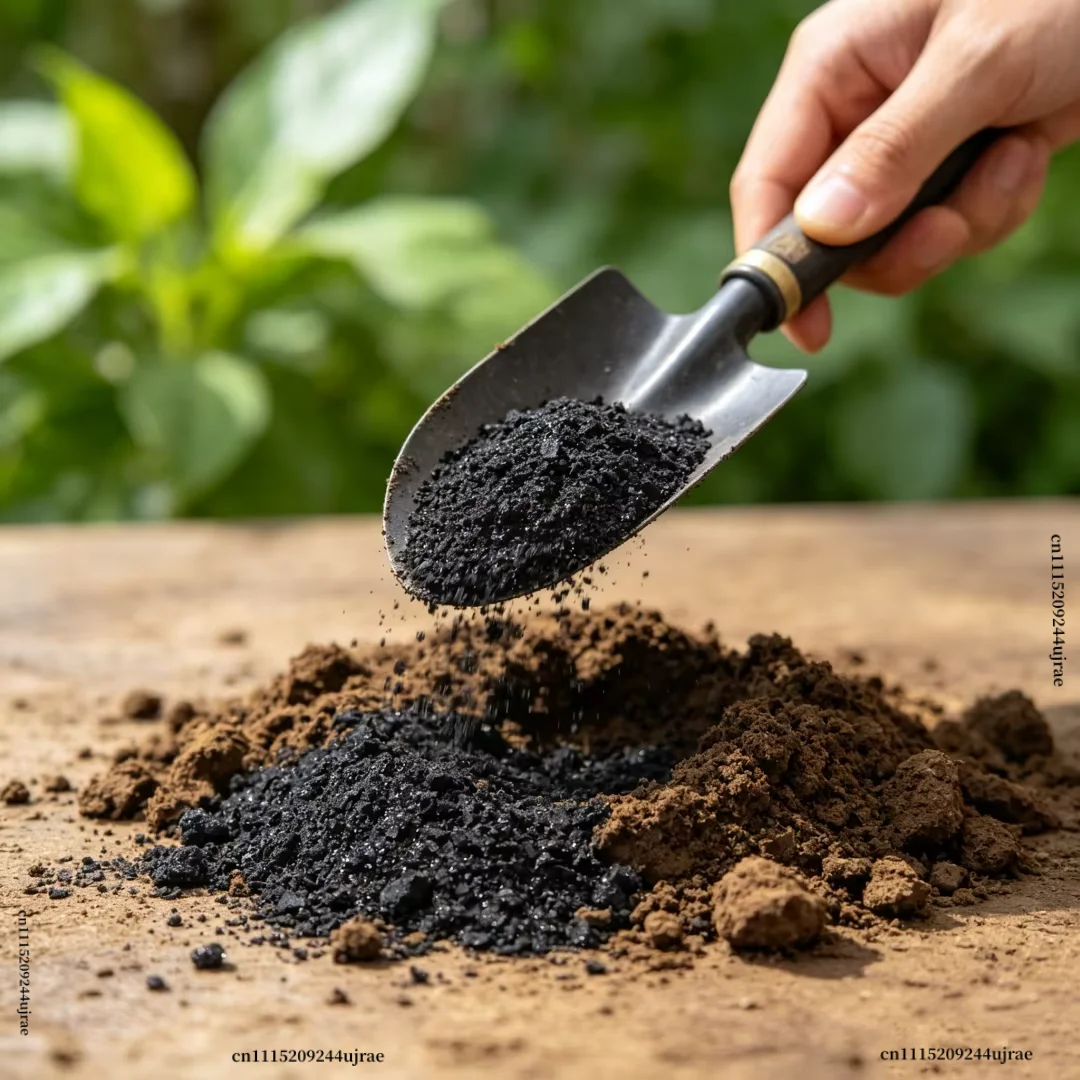 Sodium Humate Humic Acid Organic Fertilizer For Ornamental Flowers Potted & Hydroponic Plants