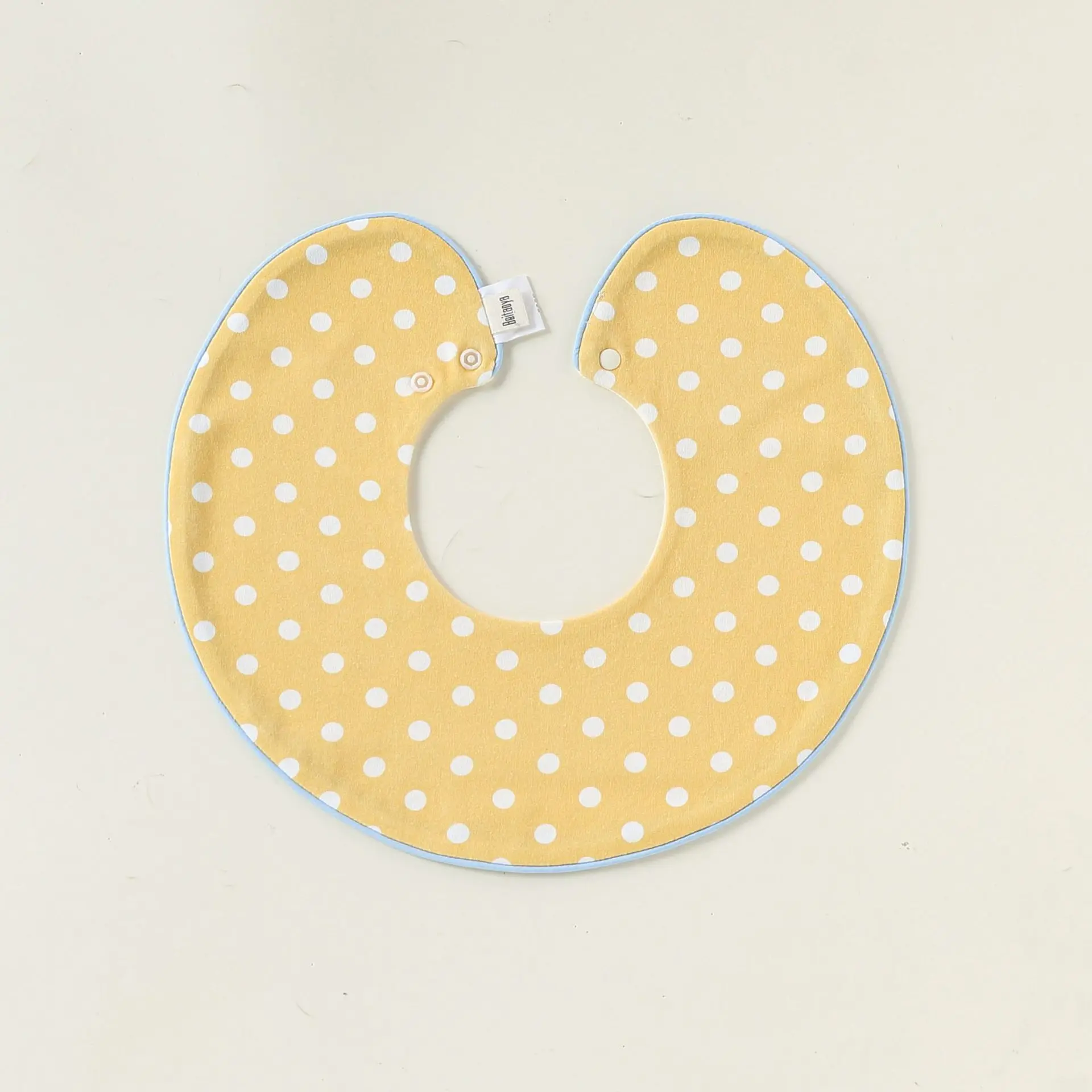 Double sided drool bib babies newborn pure cotton contrasting color bib anti spitting anti fouling for infants young children