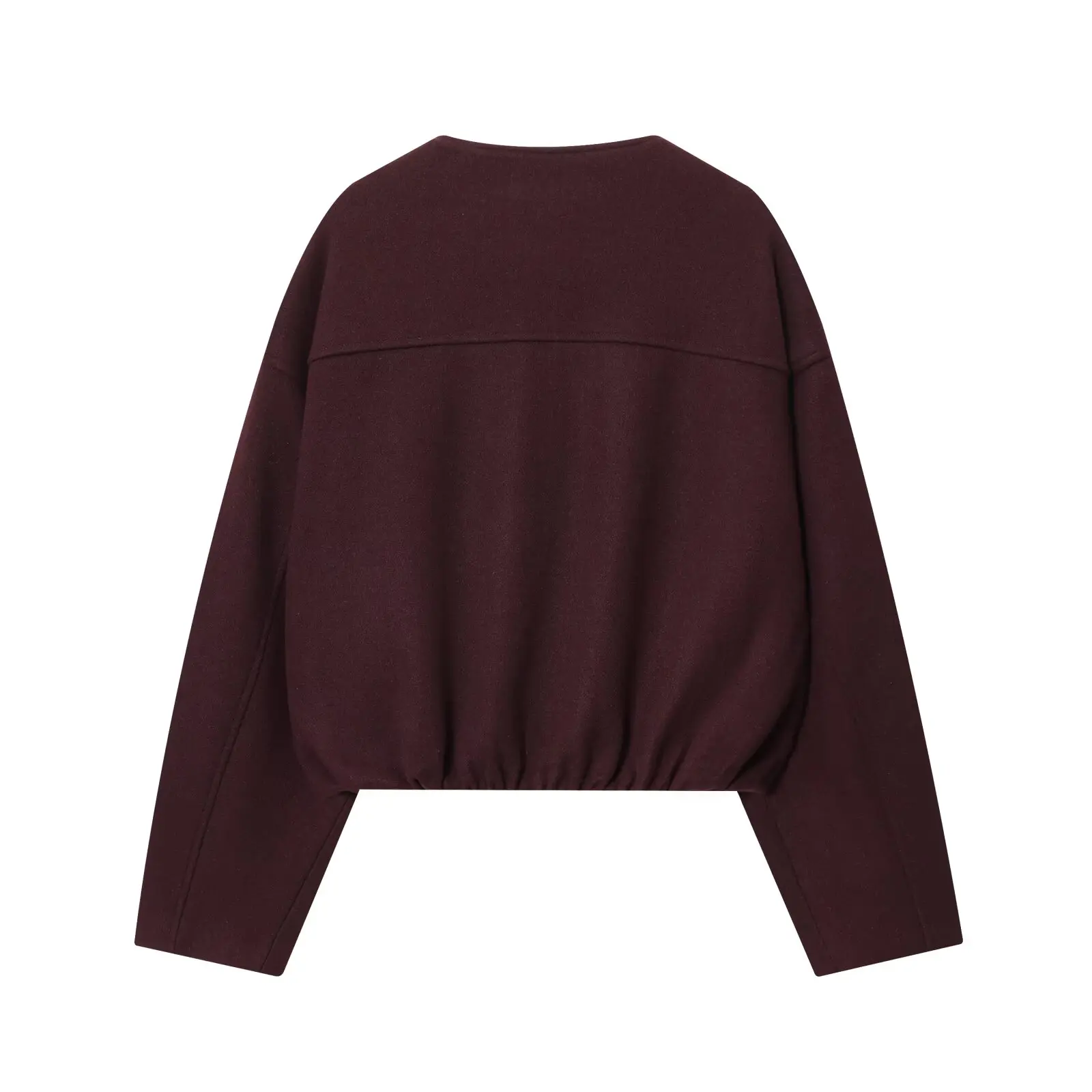 Pure Desire Lazy Sle Retro Slim Fit Bottoni dorati Morbido Jaet Cappotto da donna Faion Autunno Inverno Caldo lungo Sve rotondo Ne